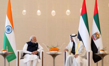الشيخ محمد بن زايد ومودي