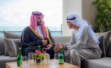الشيخ محمد بن زايد والاممير محمد بن سلمان