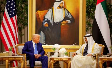 دونالد ترامب والشيخ محمد بن زايد