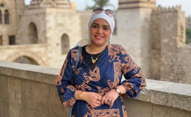 الفنانة التشكيلية شيرين البارودي