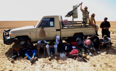 المهاجرون الأفارقة في ليبيا