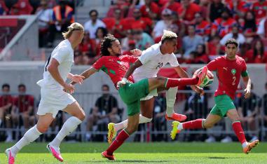 Norway shrugged off the hot conditions and applied sustained pressure near the end of the game