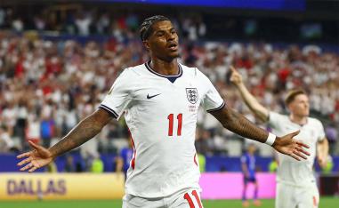 Rashford scored the fourth for England