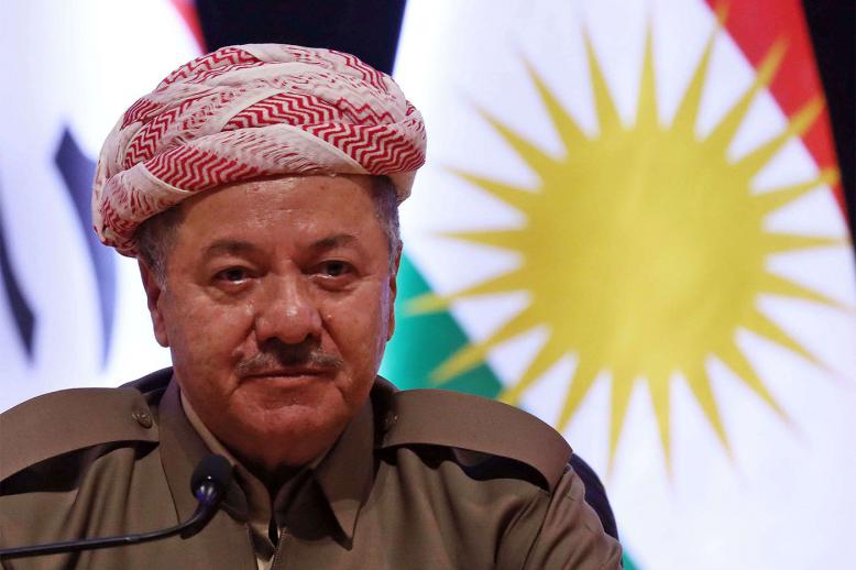 Masoud Barzani, leader of the Kurdistan Democratic Party (KDP) 