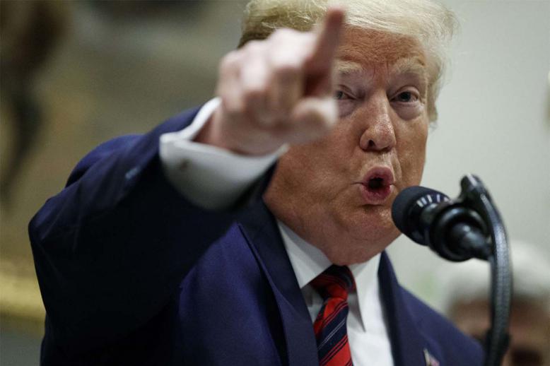 US President Donald Trump 