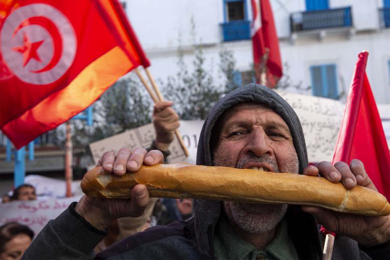 Protest in Tunisia