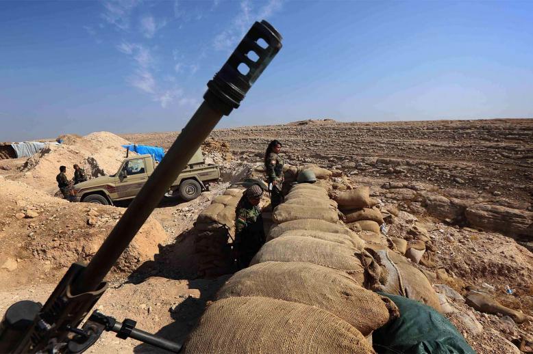 Kurdish fighters