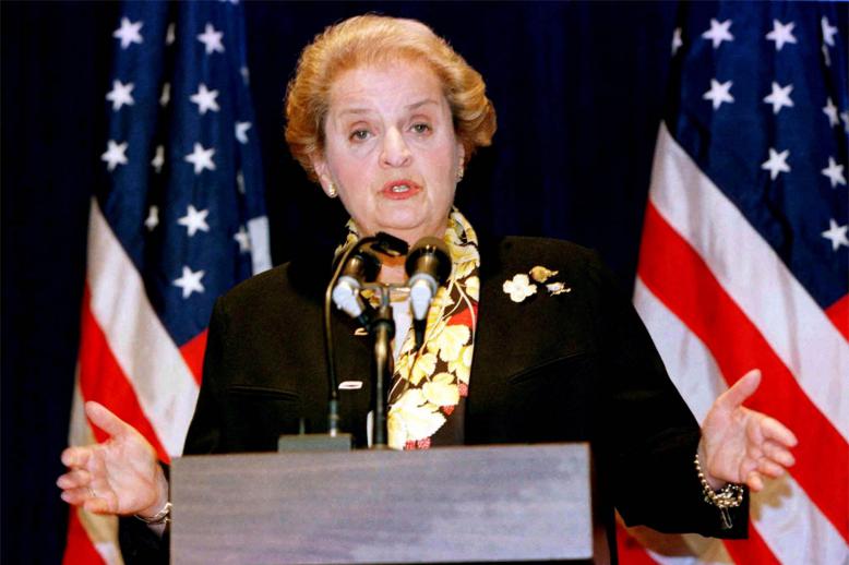 Madeleine Albright was the first woman to serve as American secretary of state (1997-2001)