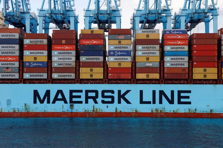 Container shipping giant A.P. Moller-Maersk 