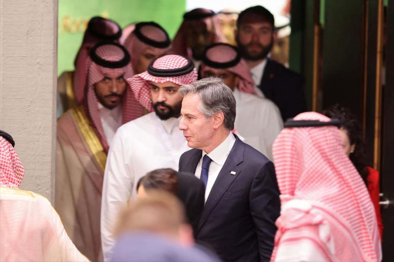 US Secretary of State Antony Blinken in Riyadh