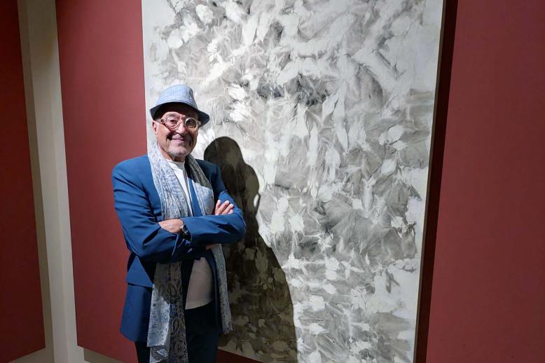 Jean Boghossian embraces the fire dance until he achieves the desired balance