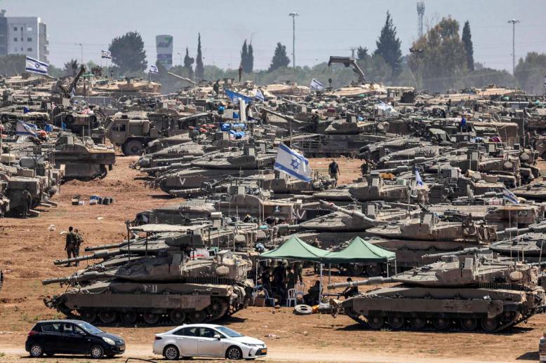 كتيبة دبابات إسرائيلية على مشارف رفح