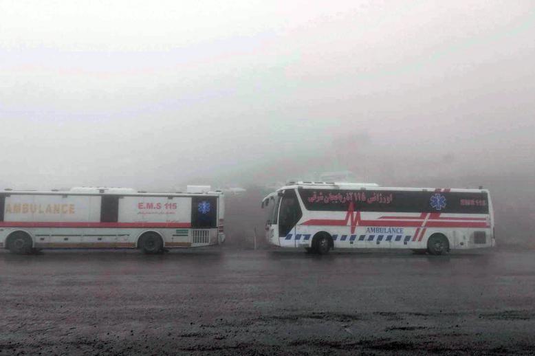 Iranian TV blames the poor weather for the crash