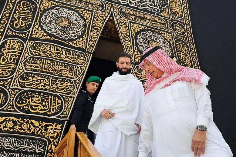 الرئيس السوري أحمد الشرع يزور الحرم الشريف