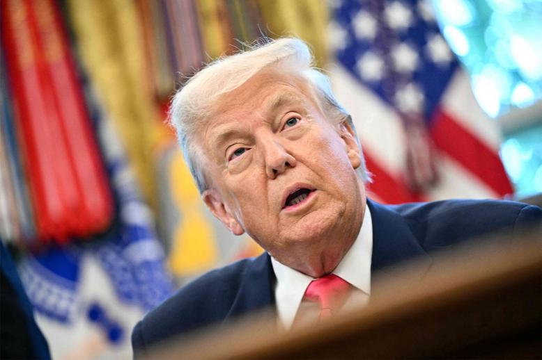 US President Donald Trump