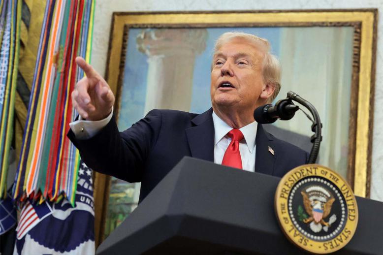 US President Donald Trump
