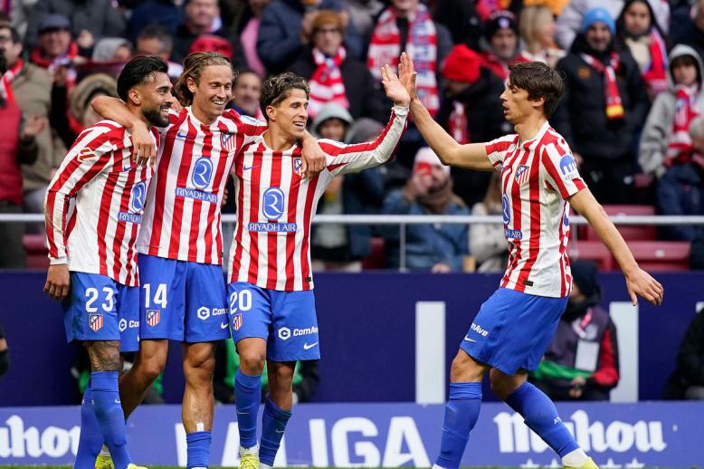 أتلتيكو مدريد فرض سيطرته الكاملة على مجريات اللعب منذ الدقائق الأولى