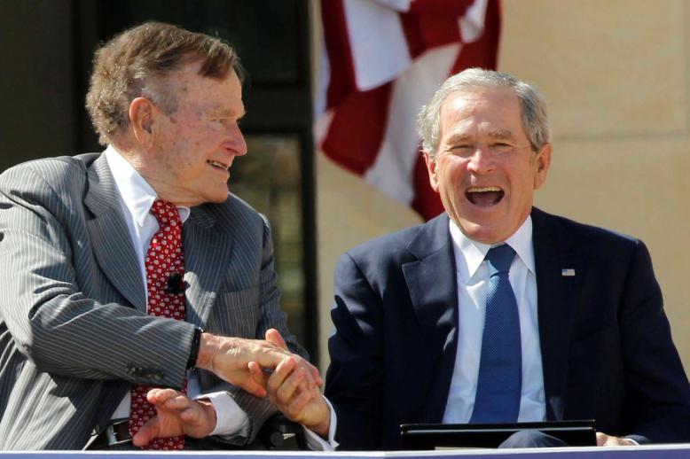 بوش الابن والاب