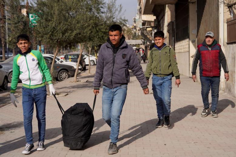 نزوح السكان بسبب الاشتباكات واستخدام قسد للأسلحة الثقيلة