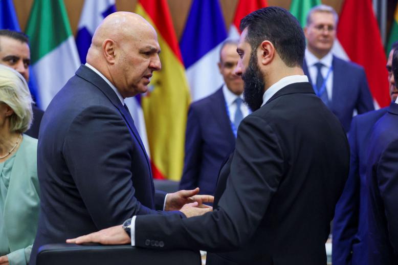 أحمد الشرع وجوزيف عون