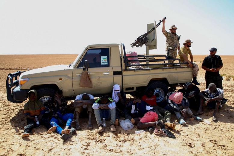 المهاجرون الأفارقة في ليبيا