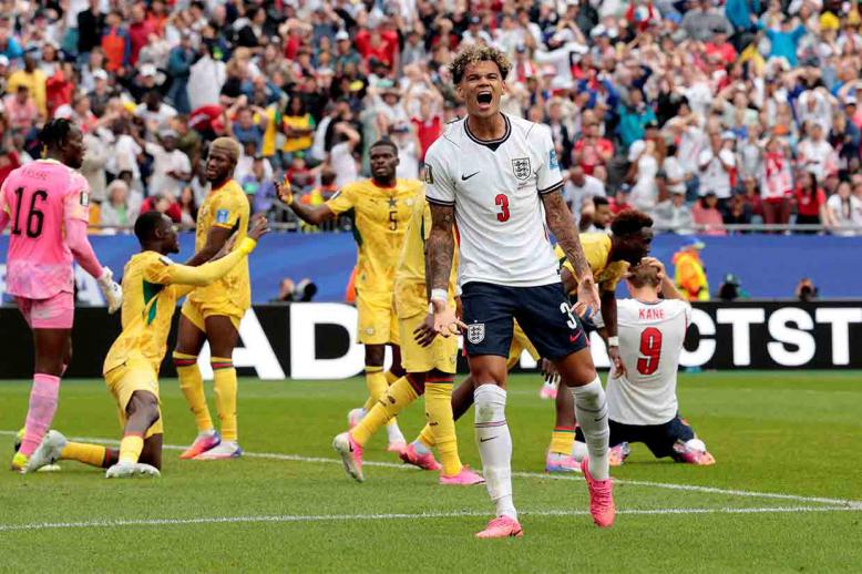 A frustrating performance for the Three Lions