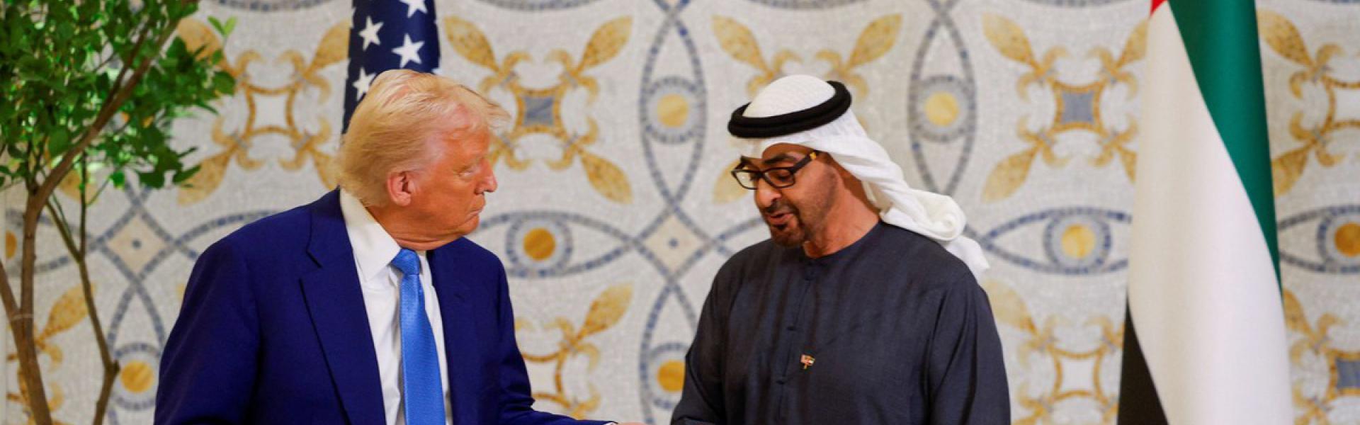 ترامب عازم على تمتين العلاقات مع أبوظبي 