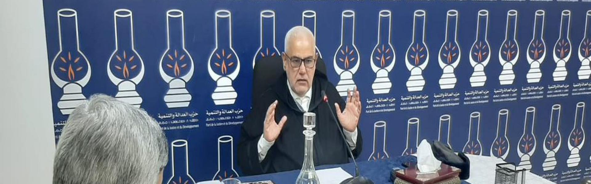 بنكيران دأب على مهاجمة خصومه 