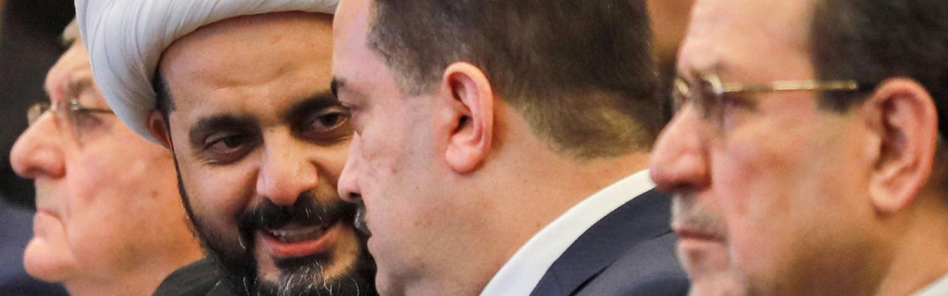 الخزعلي يلقي ضمنا بالمسؤولية على الحكومة في عدم معالجة الأزمات القائمة 