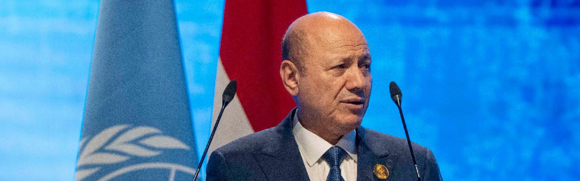 العليمي عين  بن بريك مستشارا له للشؤون المالية والاقتصادية