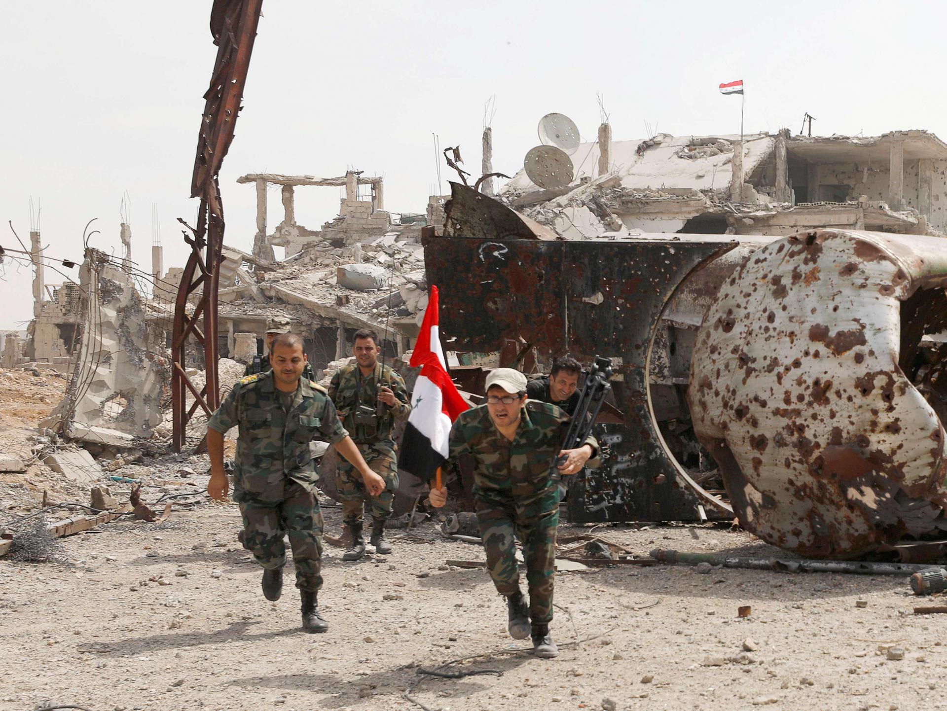 القوات السورية في اليرموك