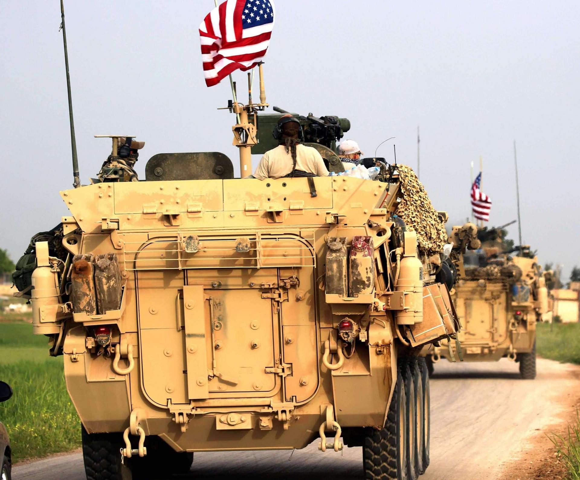 عربة عسكرية أميركية بسوريا
