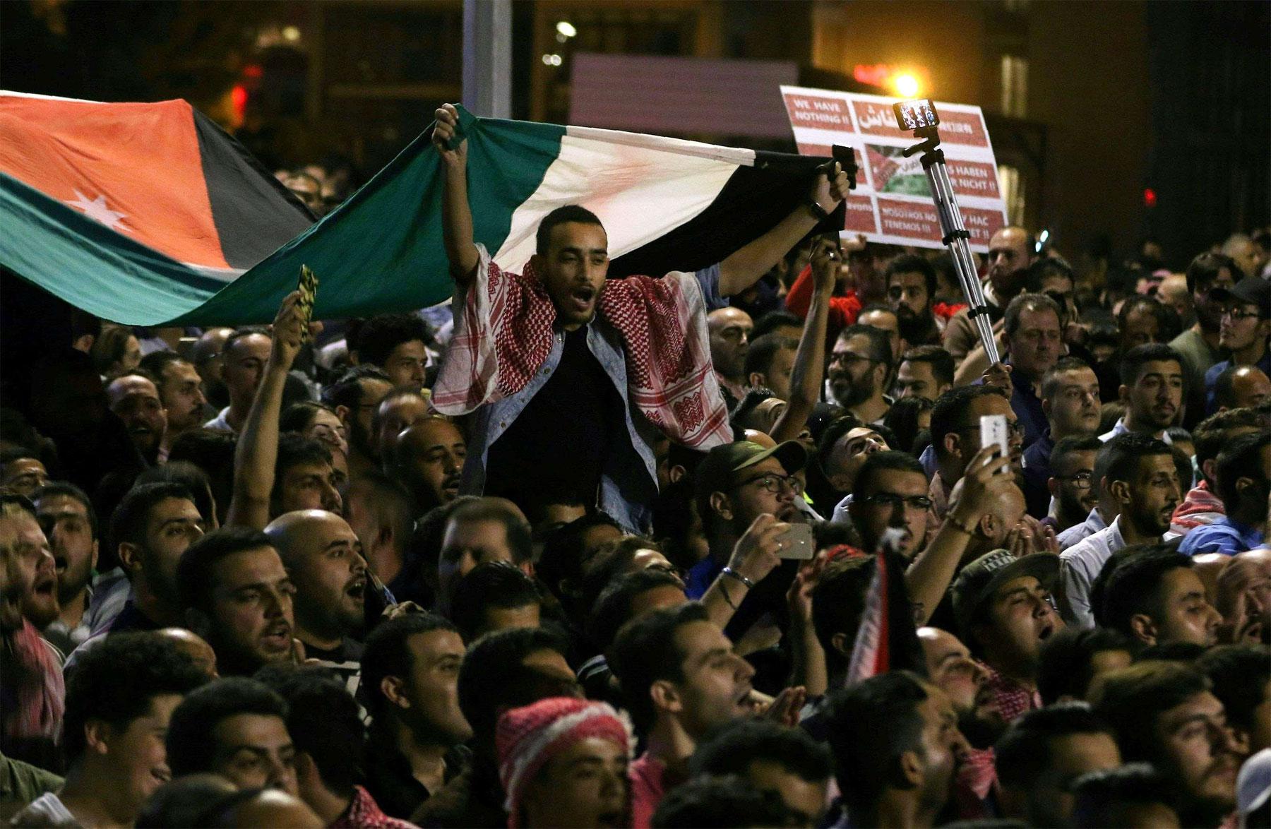 Anti-Austerity protest in Amman