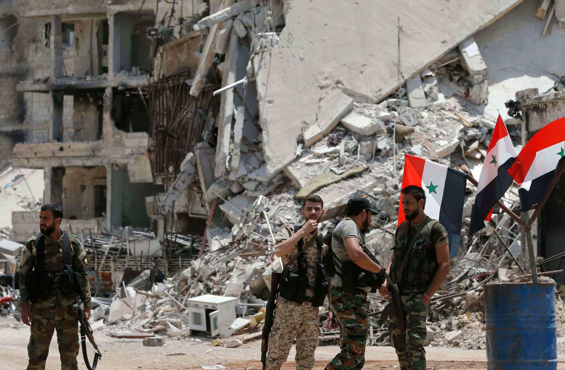 قوات النظام في قلب هجمات الجهاديين