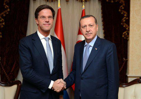 الرئيس التركي ورئيس الوزراء الهولندي