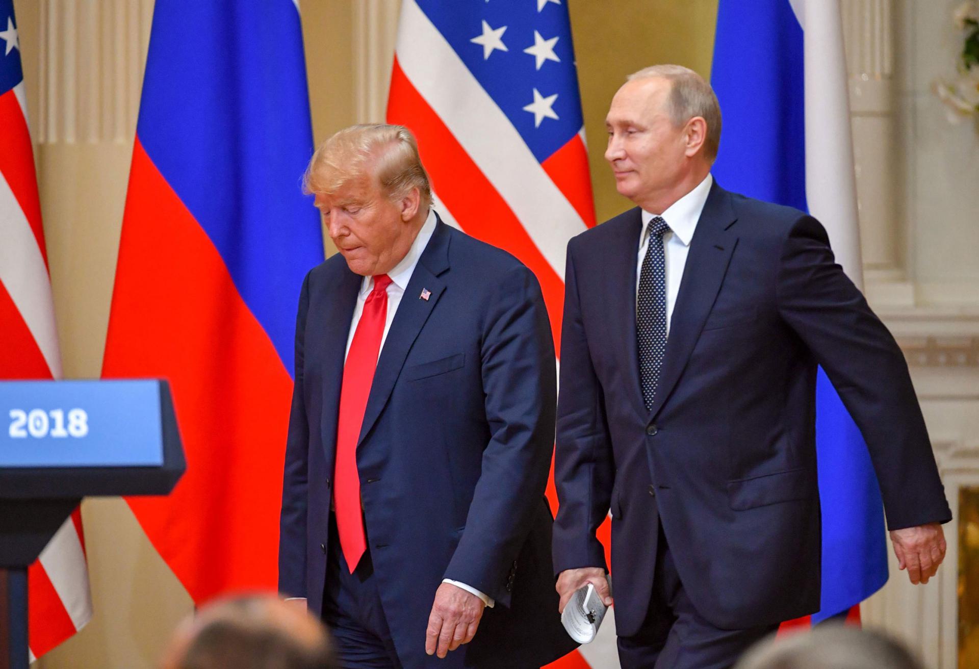 الرئيسان الأميركي دونالد ترامب والروسي فلاديمير بوتين