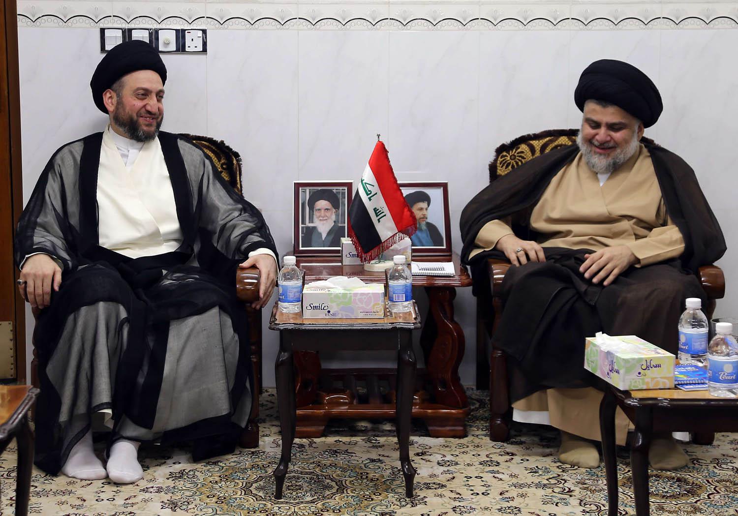 الصدر يستقبل الحكيم