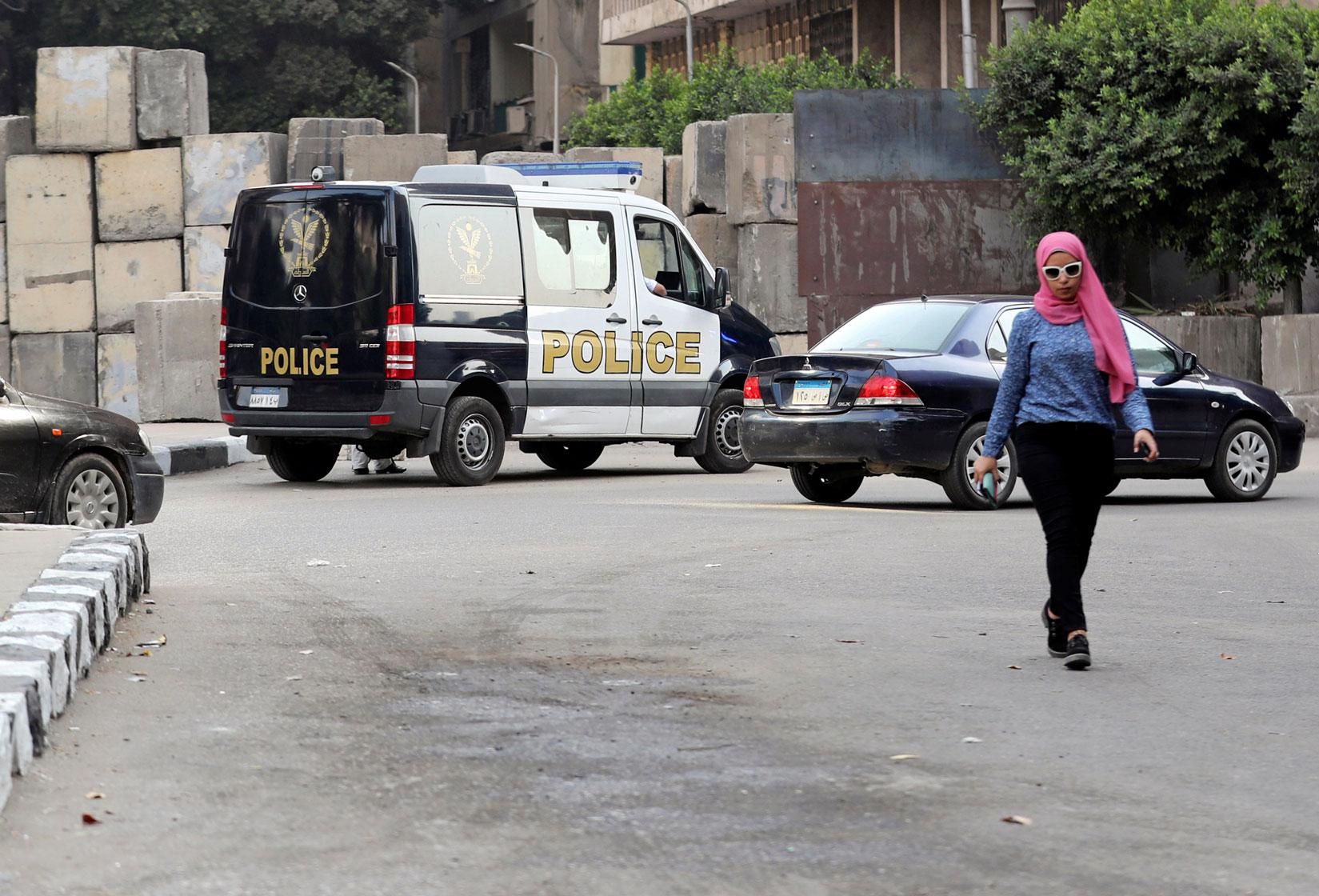 محيط السفارة الأميركية بالقاهرة