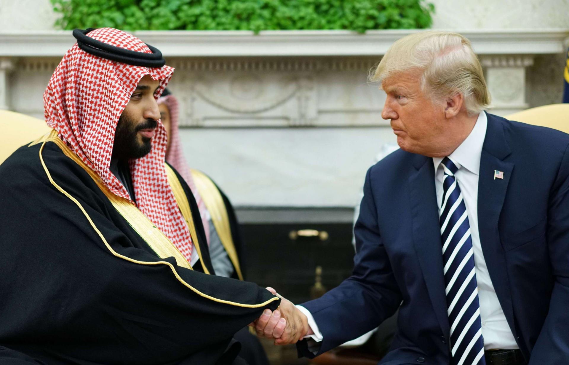 محمد بن سلمان وترامب