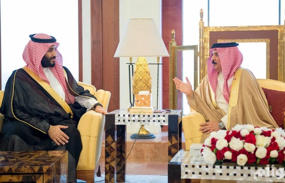 محمد بن سلمان وأمير البحرين