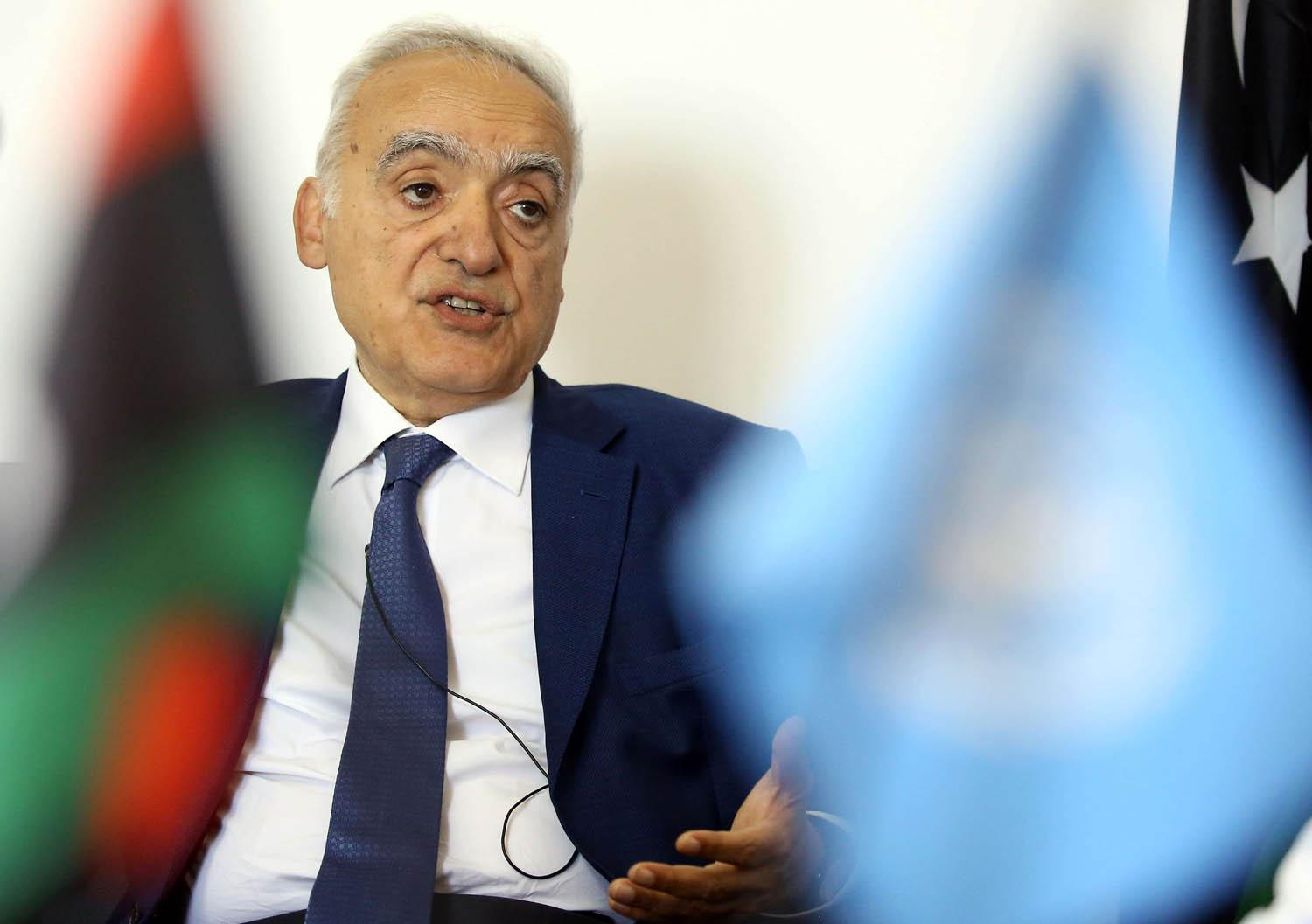 المبعوث الدولي لليبيا غسان سلامة