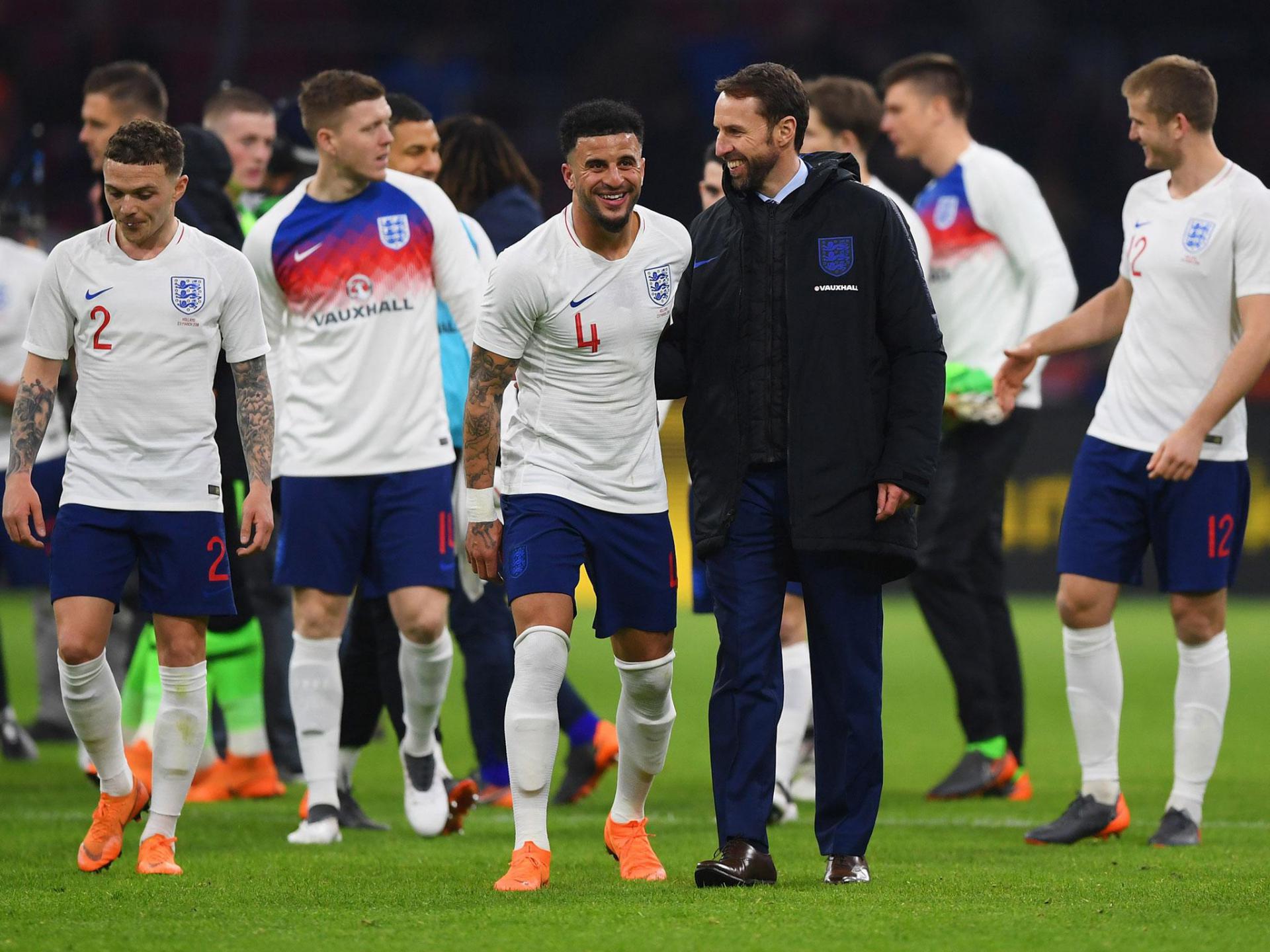 مدرب إنكلترا غاريث ساوثغيت ورجاله