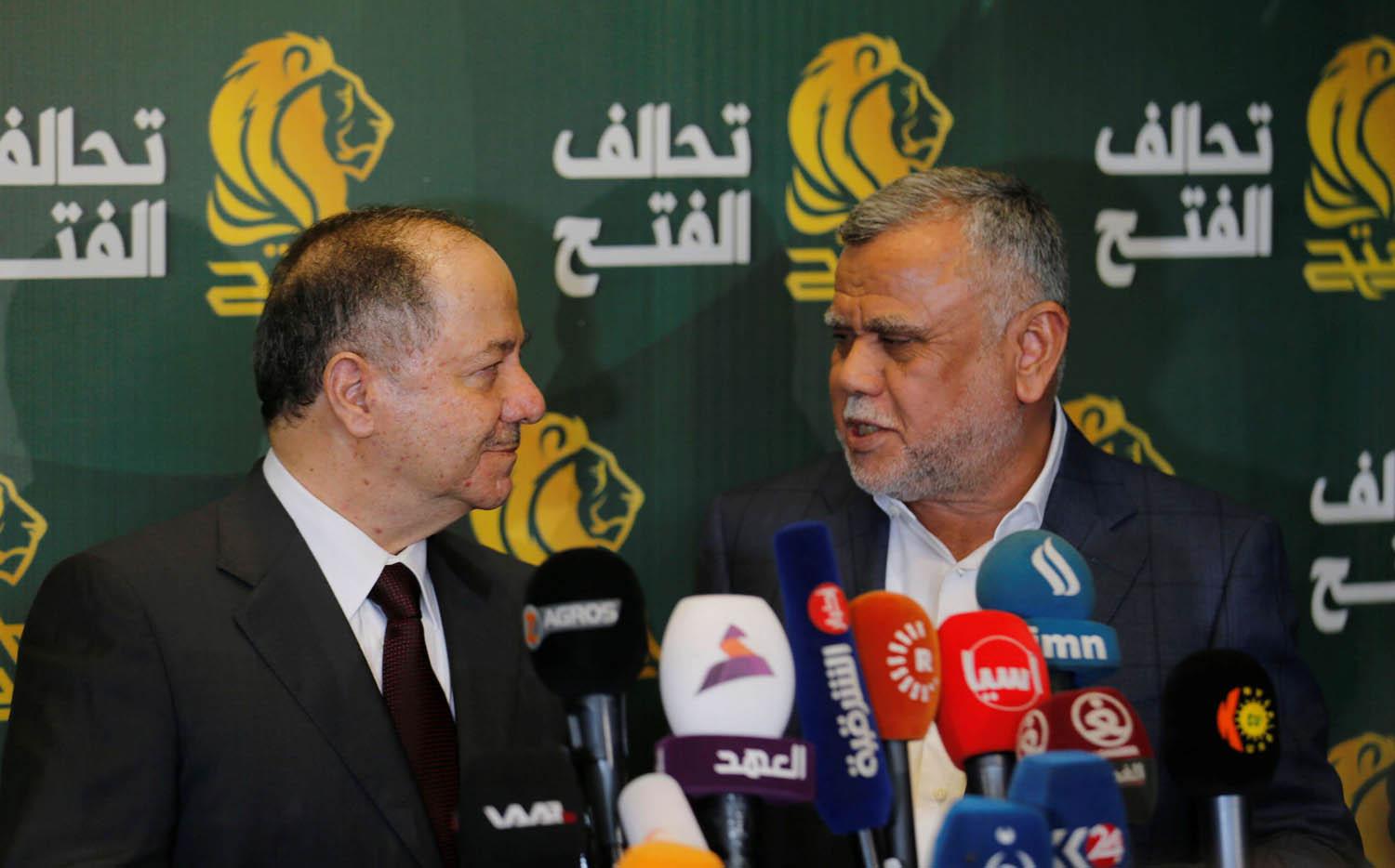 مسعود بارزاني يلتقي بهادي العامري