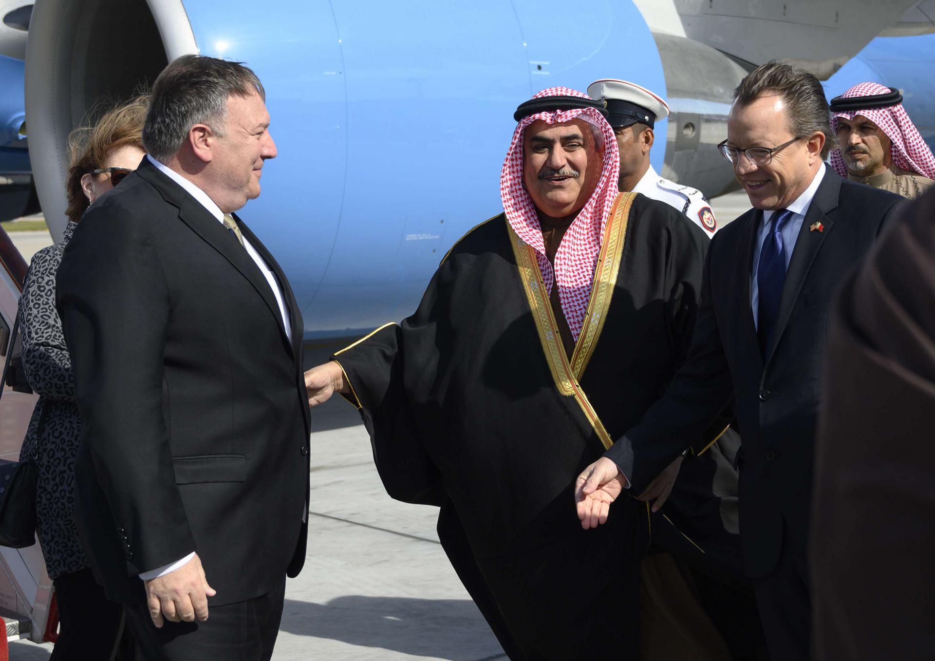 بومبيو في البحرين