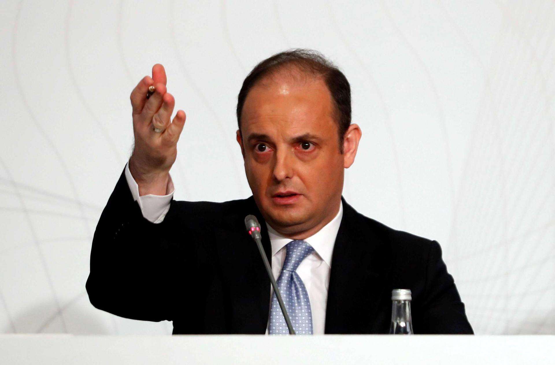 Turkey's central bank governor Murat Cetinkaya