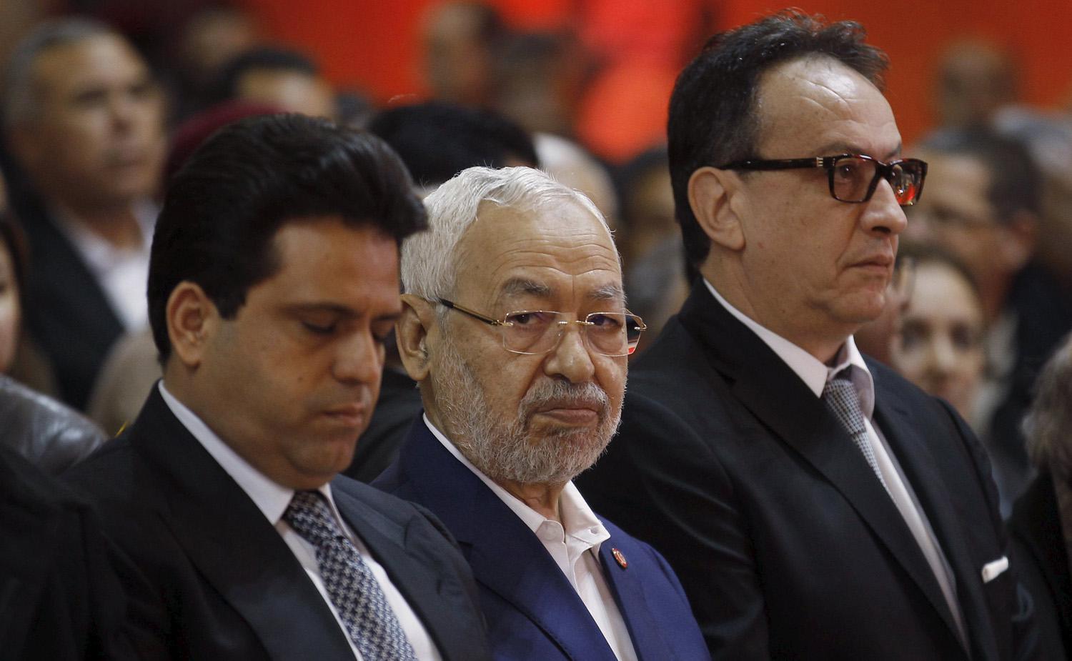 الغنوشي بين السبسي الابن وسليم الرياحي