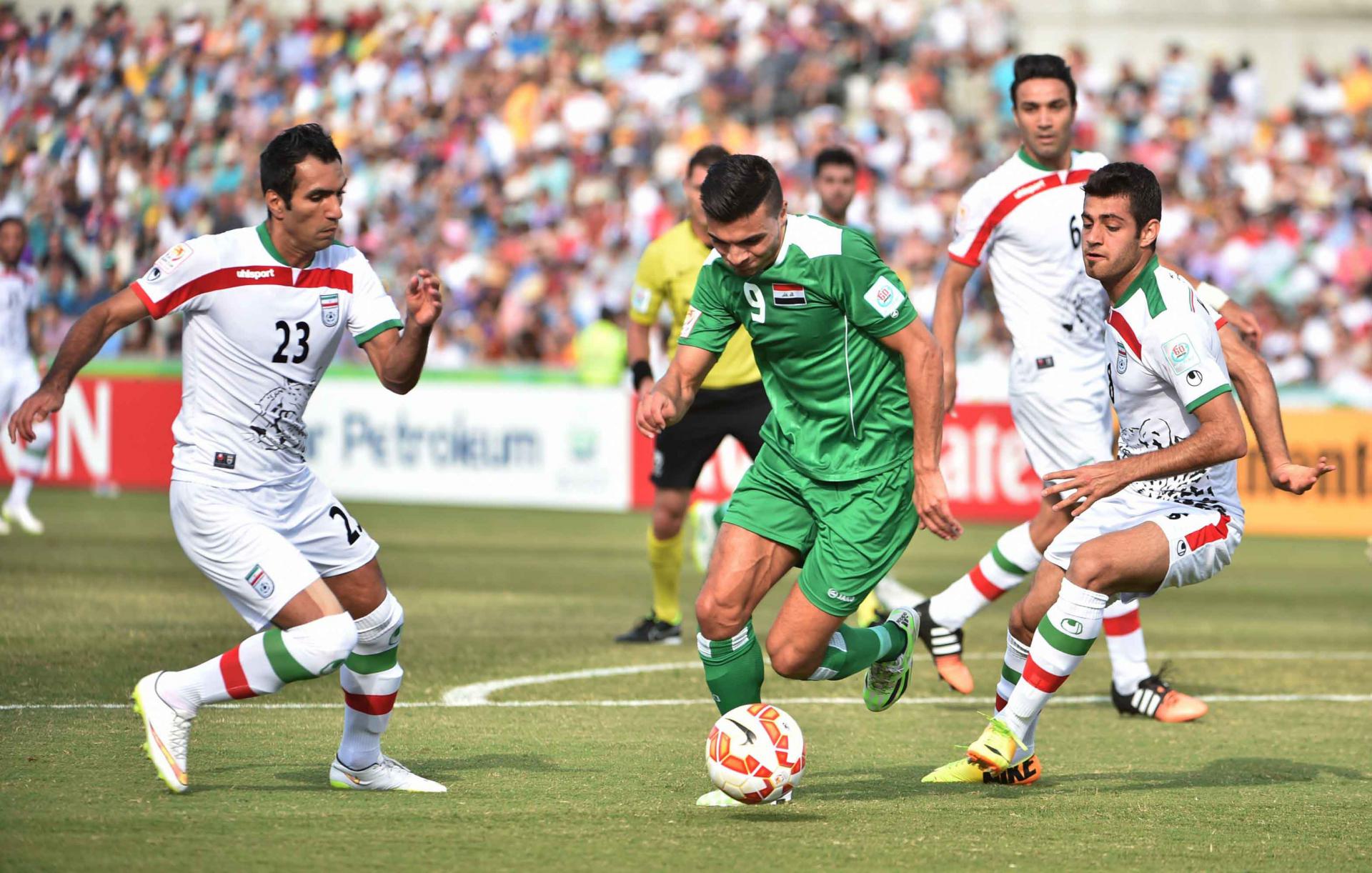 Iran played most of the classic 2015 quarter-final with 10 men after Mehrdad Pooladi's hotly disputed first-half dismissal