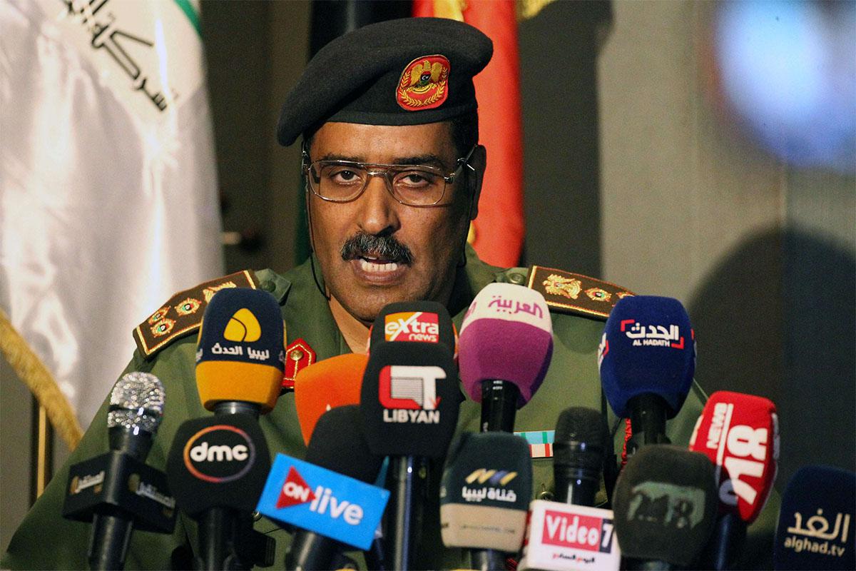 Libyan National Army spokesman Ahmed al-Mesmari
