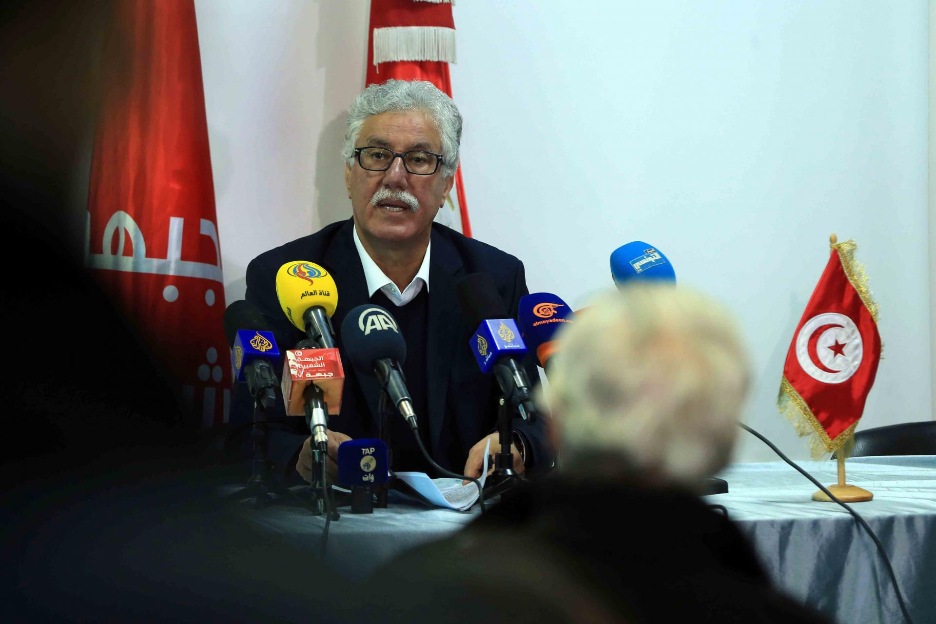 الجبهة الشعبية تجدد مطالبتها باستقالة حكومة الشاهد