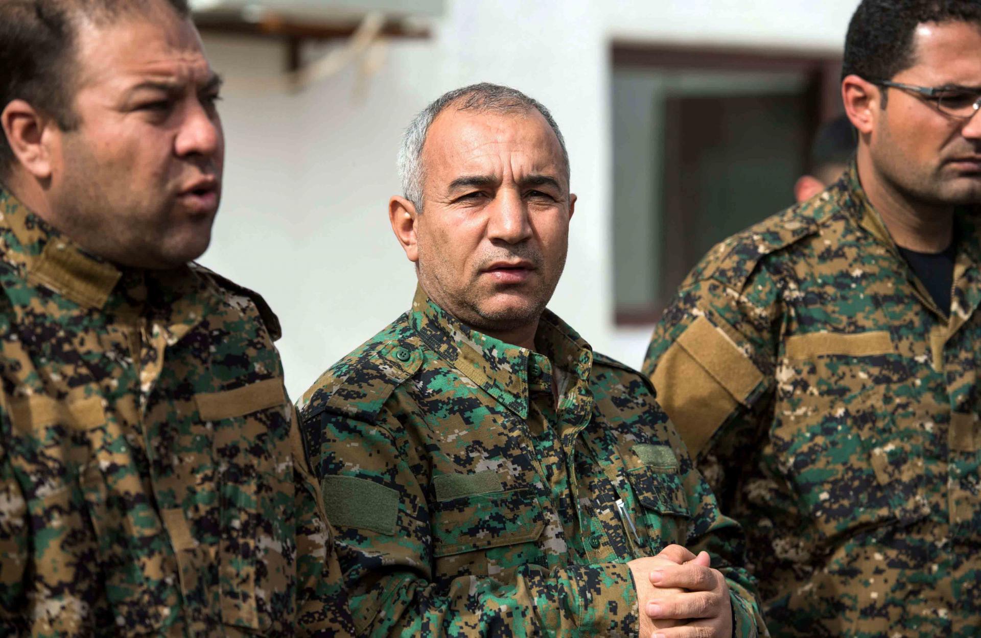 "IS is besieged in a neighbourhood that is estimated to be 700 metres long and 700 metres wide," said commander Jia Furat.